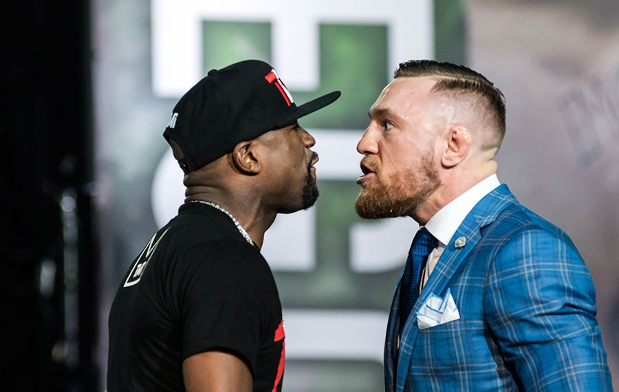 Mayweather Jr. y McGregor calientan con insultos su pelea