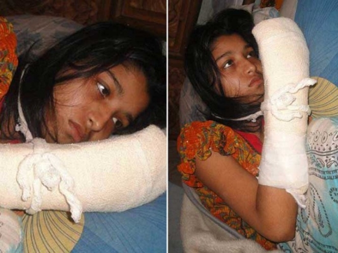Le cortó los dedos a su esposa… para que dejara de estudiar