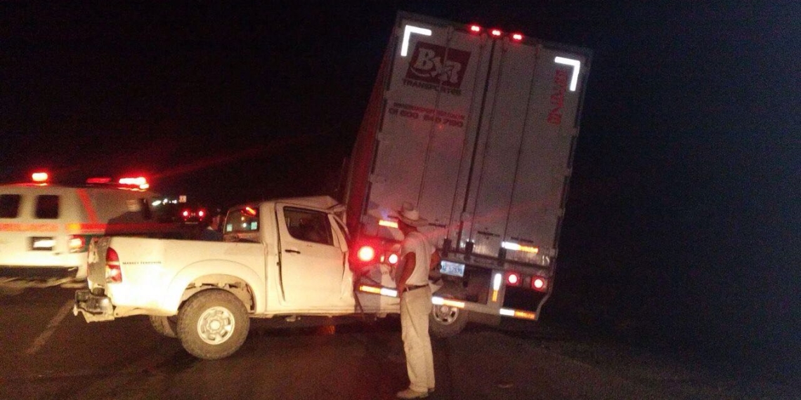 Ante asuntos viales accidente carretero