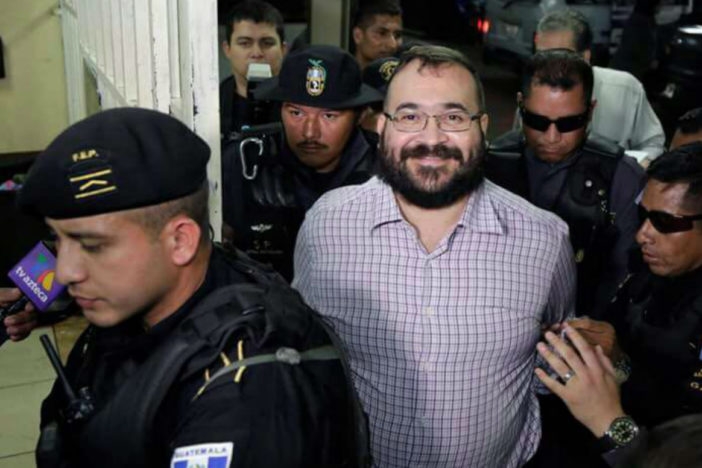Confirma PGR llegada de Javier Duarte a México la próxima semana
