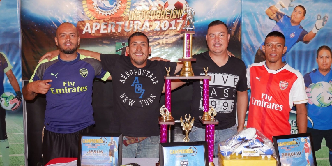 Reconocen a lo mejor del Clausura 2017 de Liga Cetemista de Futbol