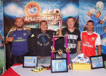Reconocen a lo mejor del Clausura 2017 de Liga Cetemista de Futbol