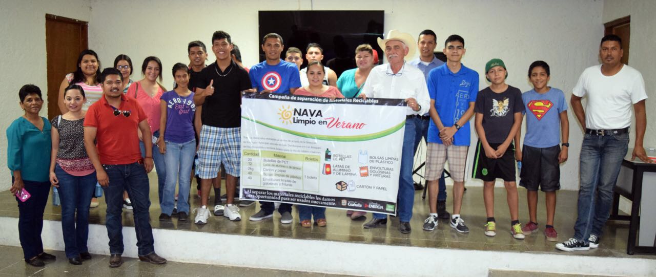 Arranca campaña "Nava Limpio en Verano". (Foto: Municipio de Nava)