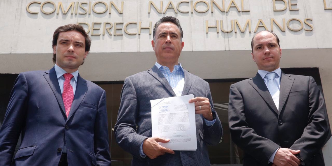 Anaya presenta queja contra Moreira ante la CNDH