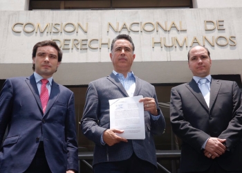 Anaya presenta queja contra Moreira ante la CNDH