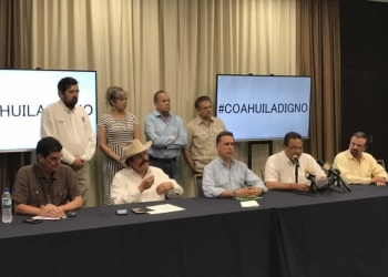 Frente Digno manifiesta su rechazo al Gobernador