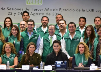 Asiste Meade a reunión plenaria del PVEM, asegura que se cumplirá meta de inflación