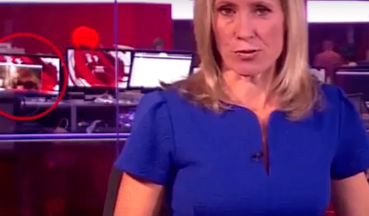 Captan escena pornográfica en noticiero de BBC