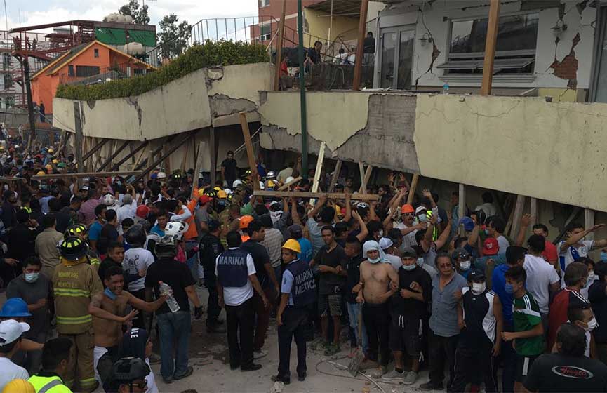 Se suspenden clases en todas las escuelas hasta nuevo aviso, por sismo