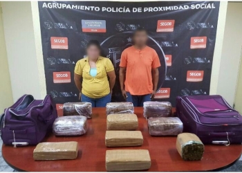 Detienen a dos personas que portaban droga