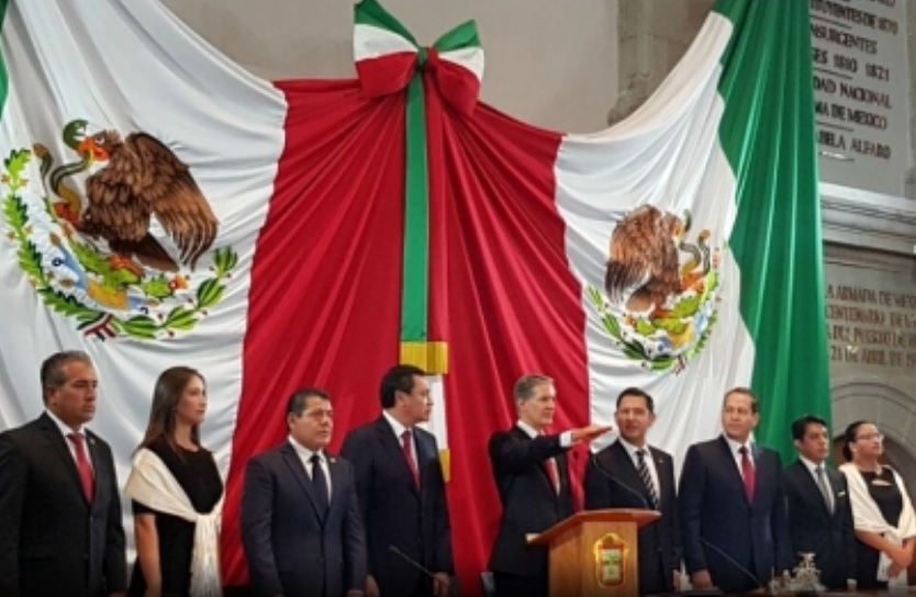 Alfredo del Mazo rinde protesta como gobernador