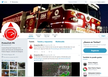 Protección Civil pide seguir redes sociales oficiales
