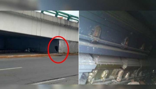 Resuelven misterio de féretros bajo puente vehicular
