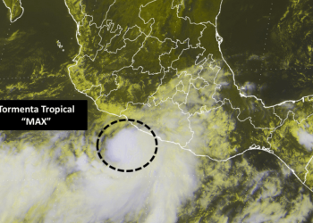 Se forma tormenta tropical ‘Max’ por costas de Oaxaca y Guerrero