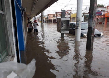 Azota tromba a Nueva Rosita