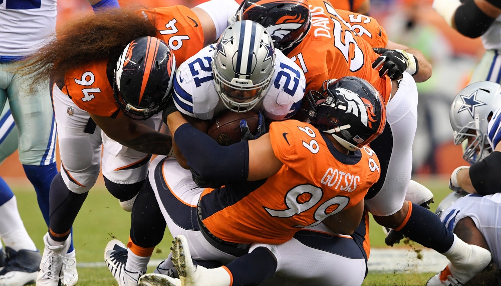 Denver le da tremenda paliza a Dallas