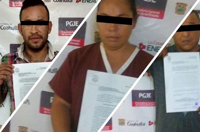 Caen tres con órdenes de aprehensión
