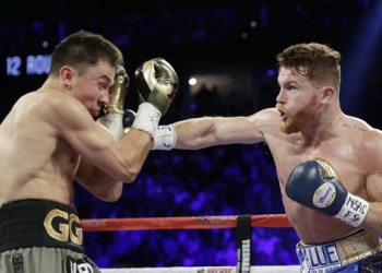 Empatan “El Canelo” y Golovkin