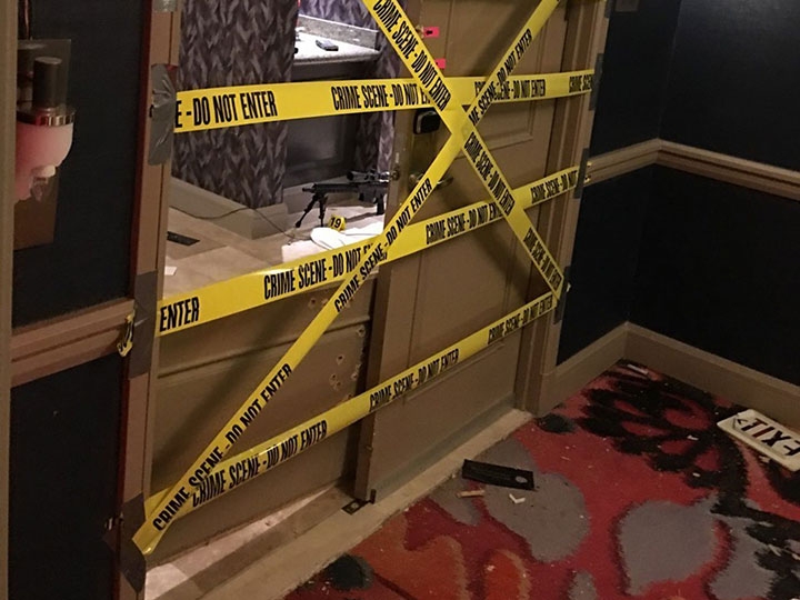 Atacante de Las Vegas usó cámaras para vigilar a la policía