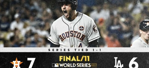 Empata Houston la Serie Mundial