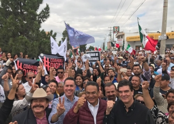 Se manifiesta Coahuila Digno en Tribunal Electoral
