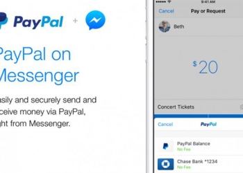 Messenger permite usar PayPal para hacer transferencias