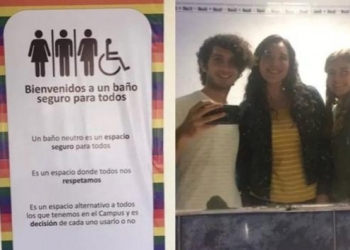 Tec de Monterrey inaugura baño sin distinción de género