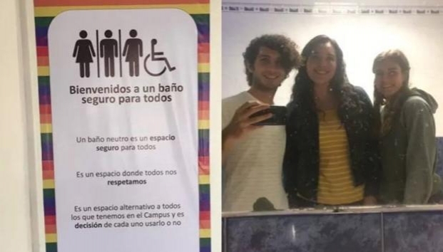 Tec de Monterrey inaugura baño sin distinción de género