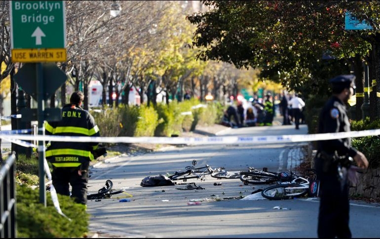 Reportan 8 muertos por atropello en ciclovía de Manhattan