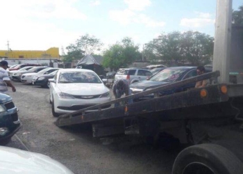 Decomiso masivo de autos “chocolate” en Reynosa