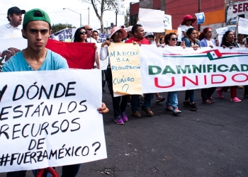 Marchan damnificados del 19S; exigen recursos para reconstrucción