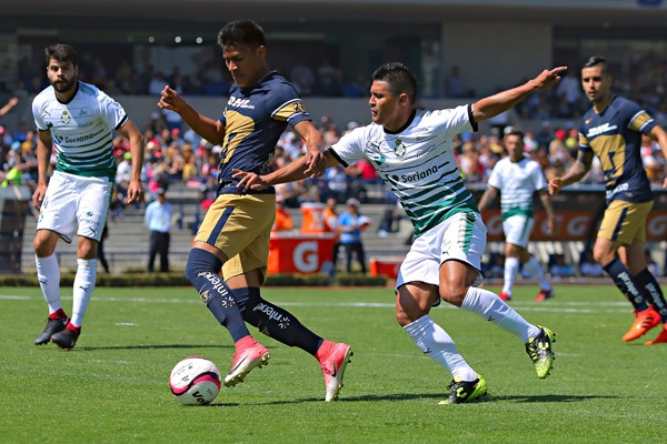 Pumas y Santos dividen Puntos en Ciudad Universitaria