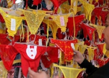 Aumentan ventas de calzones rojos y amarillos
