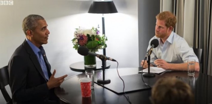 El príncipe Enrique entrevista a Obama para la BBC