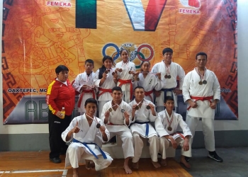 Obtiene PN 19 medallas en karate