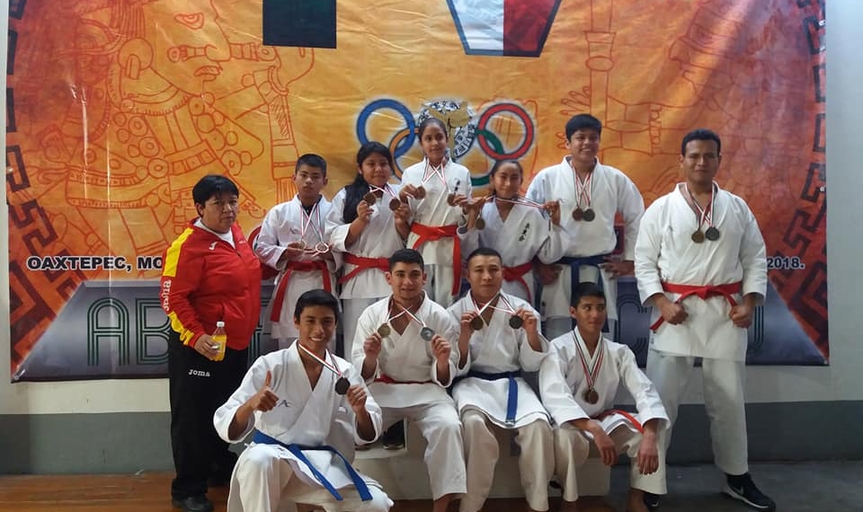 Obtiene PN 19 medallas en karate