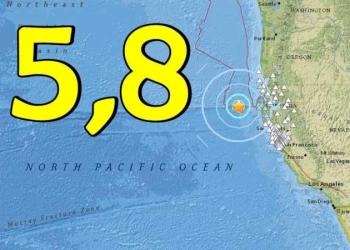 Sismo sacude las costas de California