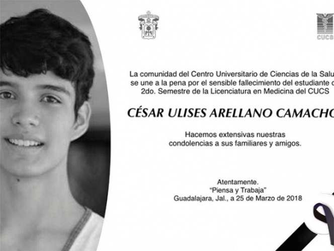 Fiscalía confirma suicidio en caso de estudiante de la UdeG