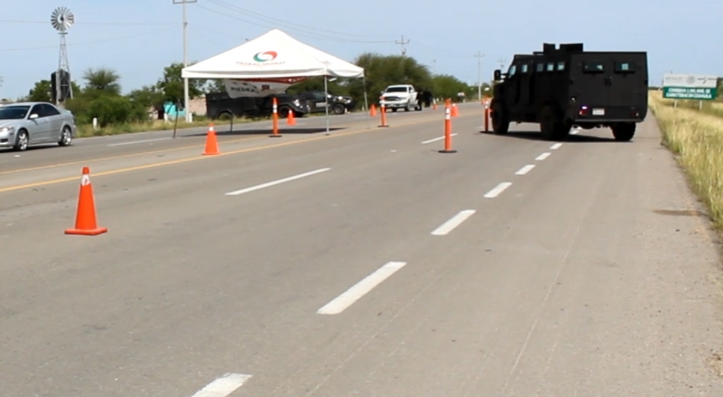 Se le va tiro a elemento de Fuerza Coahuila
