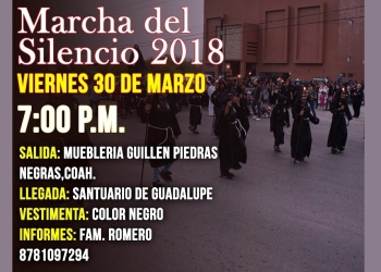 Realizarán mañana la Marcha del Silencio