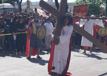 Santuario de Guadalupe realiza Viacrucis