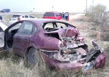 Se registra aparatoso choque en carretera a la altura de Micare