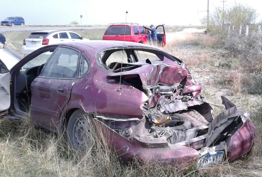 Se registra aparatoso choque en carretera a la altura de Micare