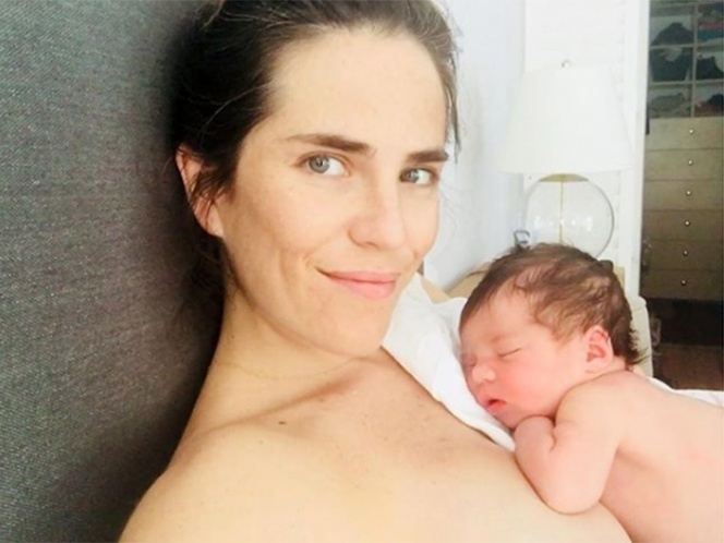 Karla Souza presume en Instagram la llegada de su hija