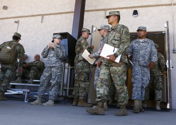 Primeros soldados de la Guardia Nacional llegan a la frontera con México