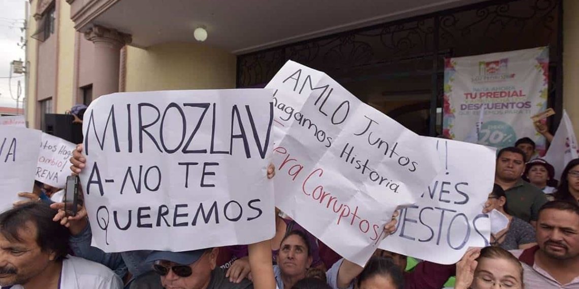 Morenistas demandan renuncia de su dirigente en San Pedro
