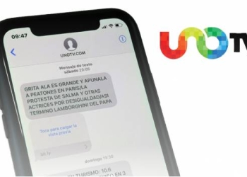 Usuarios reportan insistentes mensajes SMS de Uno TV