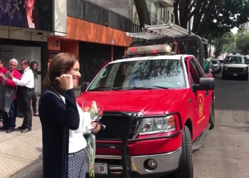 Por causa de una fuga de gas, desalojan casa de campaña de Zavala
