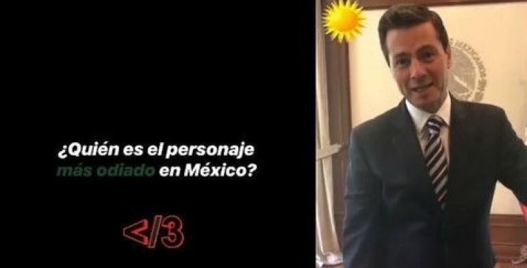 EPN responde quién es el personaje más odiado de México