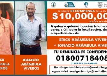 Ofrece gobierno de Coahuila 10 mdp por asesinos de Purón